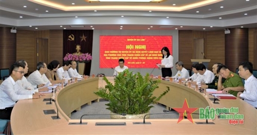 Huyện Gia Lâm, TP Hà Nội khai mạc diễn tập khu vực phòng thủ năm 2023